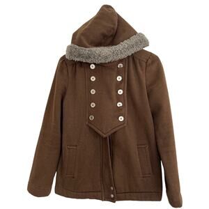 Carmin Low Angeles Woman's Jacket Brown Size LARGE CLEAN